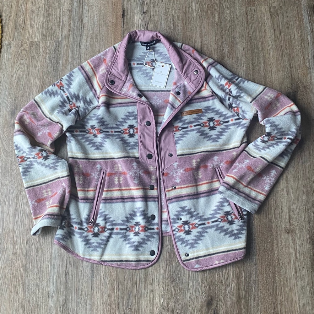 Simply Southern Aztec Fleece jacket